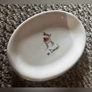 Rae Dunn ‘On Dancer’ Ceramic Christmas Plate
